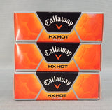 Callaway HX Hot Plus Golf Balls - 3 Sleeves (9 balls) - Brand New!