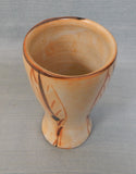 Handmade 8" Beige Pottery Vase