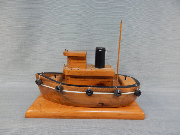 Wooden Tug Boat Model - Very Good Vintage Condition