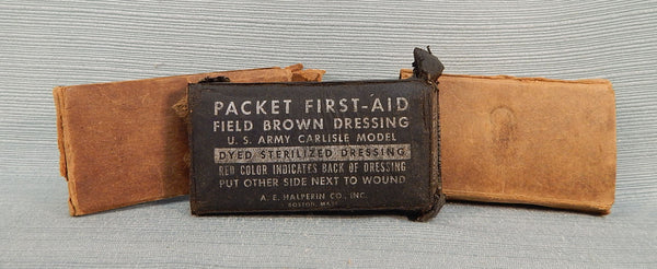 Vintage US Army Carlisle Model First Aid Packet