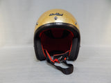 Rockhard American Classic 3/4 Helmet - Gold Flake, Medium - Brand New