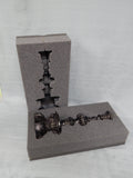 15.5" Et. Al Designs Baroque Style Candlestick Candle - Brand New!