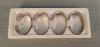 Stelton Stainless Steel Napkin Rings - Boxed Set of 4