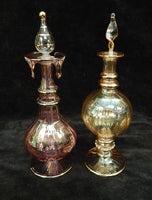 Beautiful Egyptian Glass Perfume Bottles