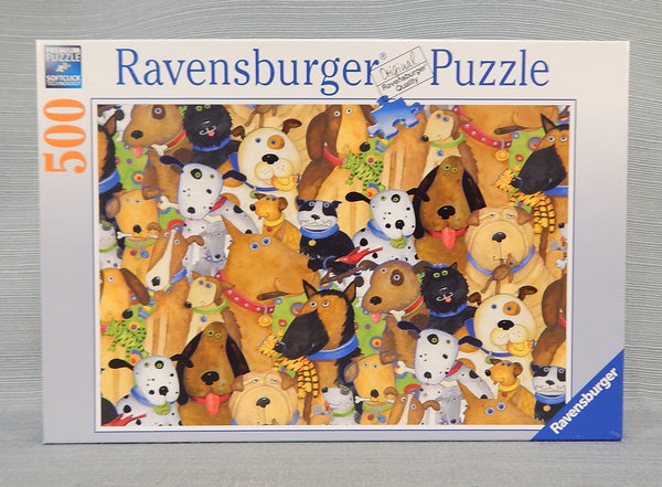 500 Piece Quirky Dogs Puzzle - Certified Complete!