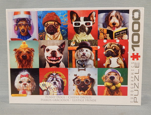 500 Piece Funny Dogs Puzzle - Certified Complete!