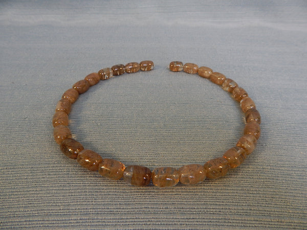 Coffee Quartz Beads - Very Good Condition as Noted.