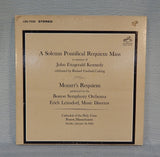 JF Kennedy Solemn Pontifical Requiem Mass 2 LP Boxed Set