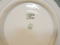 Limoges France 9.5" China Bowls with Gold Scalloped Border - Set of 9