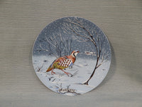 Haviland Limoges Plates - Birds of the 12 days of Christmas - Very Good Condition