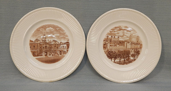 Wedgwood of Etruria & Barlaston Plates - Old London Views - Very Good Condition as Noted