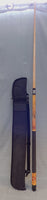 Harvard 58" 2-Piece Billiard Cue with Soft Case