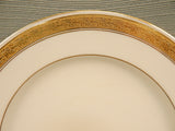 Coalport England 10" China Plates with Gold Leaf Border - Set of 8