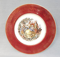 Imperial Salem China Courting Couple Plate