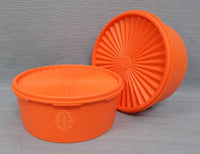 Tupperware Orange Servaliers - Set of 2