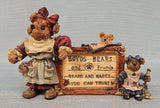 Boyd's Bears and Friends "Tessa, Ben & Cissie a Sign of the Times"