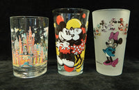 Disney Drinking Glasses - Set of 3