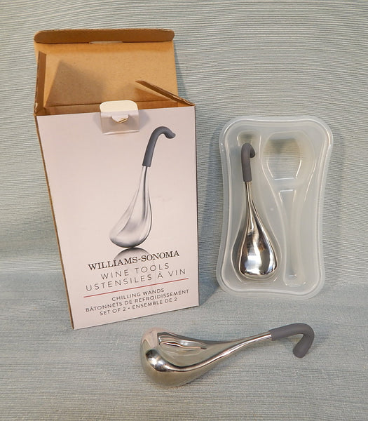 Williams Sonoma Wine Chilling Wands - Set of 2 - Brand New!