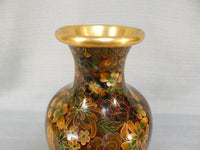 Enamel on Brass Cloisonné Vase