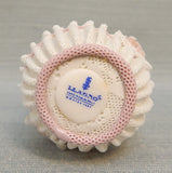 Lladró Caprichos White with Pink Lace Basket #1557