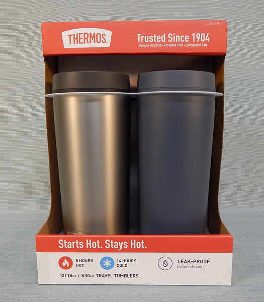 Pair of Thermos Travel Tumblers