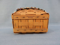 Longaberger 8" Slanted Basket with Cloth Liner