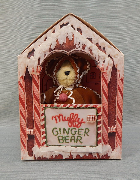 1992 Muffy Ginger Bear VanderBear in Original Gingerbread House Box