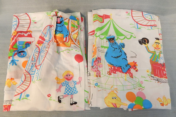 2 Sets of Sesame Street Curtains