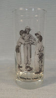 Norman Rockwell Sporting Boys Glasses - Set of 4