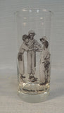Norman Rockwell Sporting Boys Glasses - Set of 4