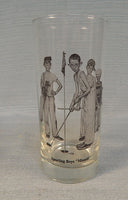 Norman Rockwell Sporting Boys Glasses - Set of 4