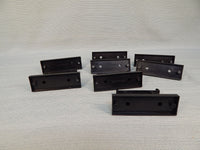 G Scale Model Train Bridge Supports 1-4 x 2 Black - Lot of 8