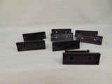 G Scale Model Train Bridge Supports 1-4 x 2 Black - Lot of 8