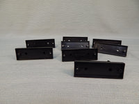 G Scale Model Train Bridge Supports 1-4 x 2 Black - Lot of 8