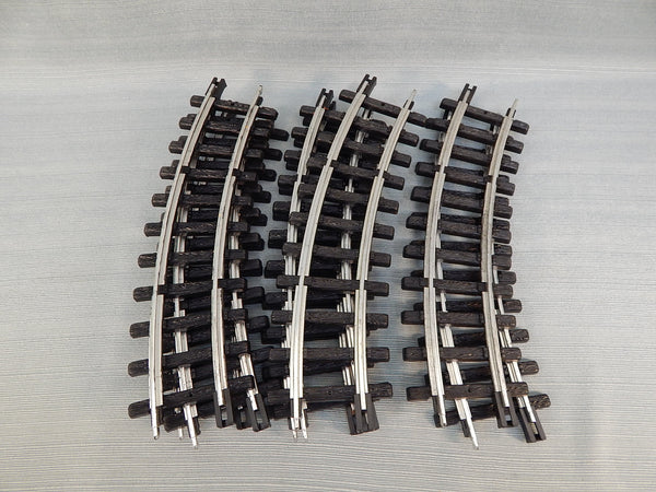 New Bright G Scale Curved Train Tracks 473T-2 NO 3 - Lot of 8 Sections