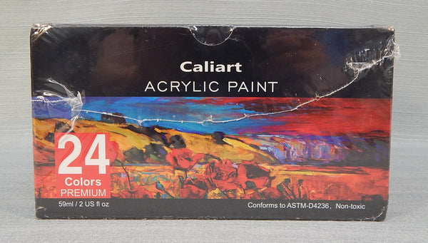 Caliart Acrylic Paint - 24 Colors - Brand New!