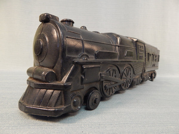 Vintage Marx Train Engine Push Toy with Built-In Whistle!