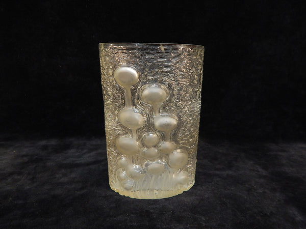 Vintage Oiva Toika Iittala Cast Glass Vase