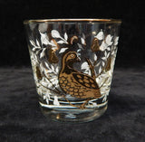 Gold Partridge in Pear Tree Libbey Highball Glasses - Set of 7