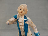 8" Ceramic Colonial Man Figurine, Made in Japan