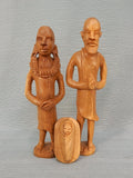 Kenyan Carved Wood Nativity Set