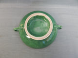 Vintage Mount Clemens Green Vegetable Bowl with Lid