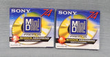 Sony 74 Minute Recordable Mini Discs - Lot of 2 - Brand New!