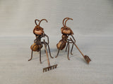 Pair of Ant Gardener Figurines