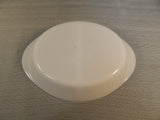 Glasbake Milk Glass Divided Dish