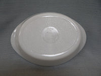 Glasbake Milk Glass Divided Dish