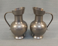 Pair of Small RLB Pewter Jugs