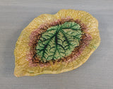 Griffin, Smith & Hill Etruscan Majolica Begonia Leaf Dish