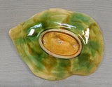 Griffin, Smith & Hill Etruscan Majolica Begonia Leaf Dish