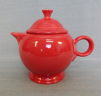 Fiesta Persimmon Tea Pot with Lid